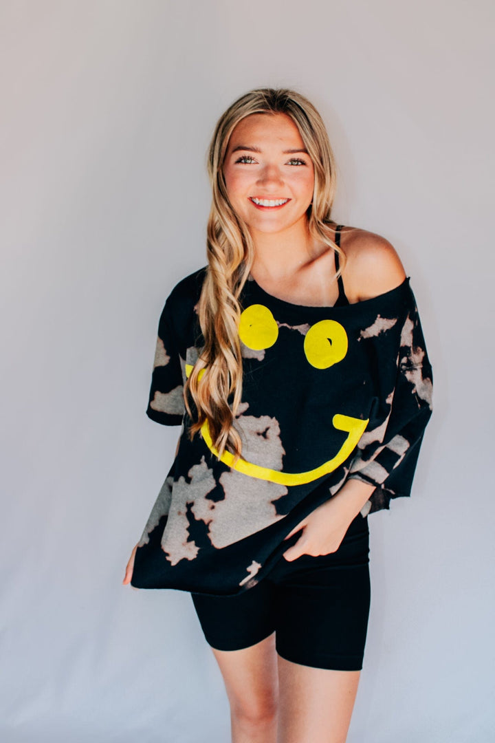 Smiles Reversible Bomba Cut Sweatshirt