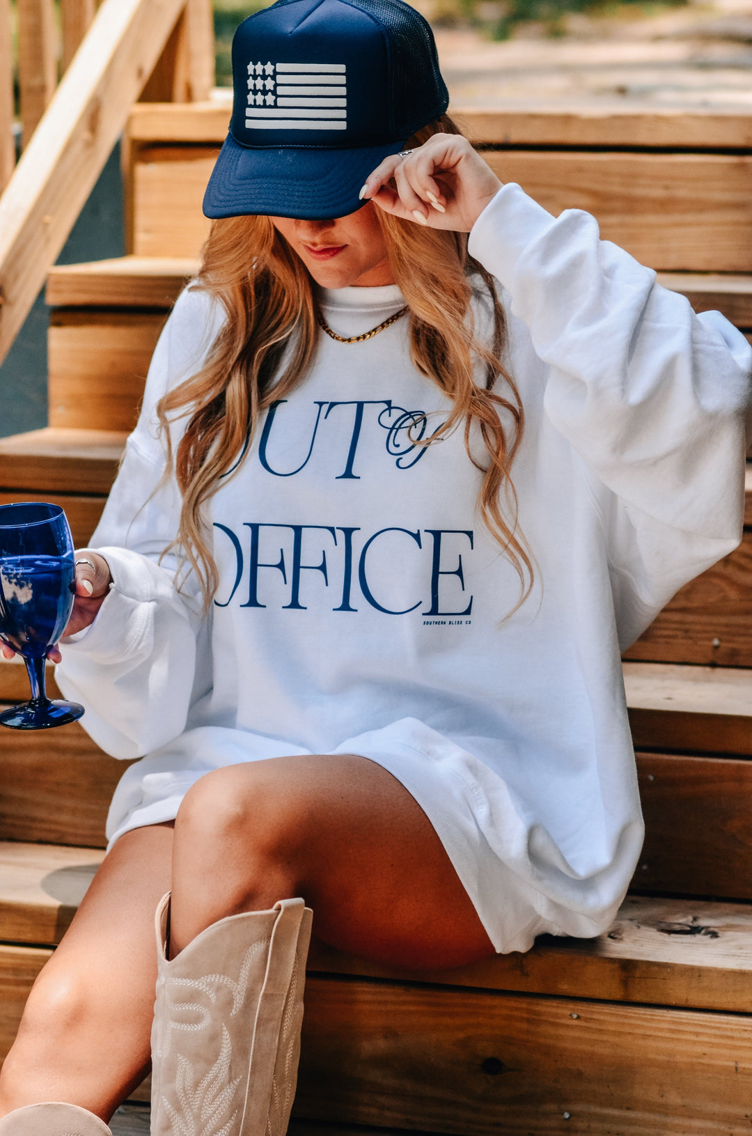 Out of Office White Sweatshirt