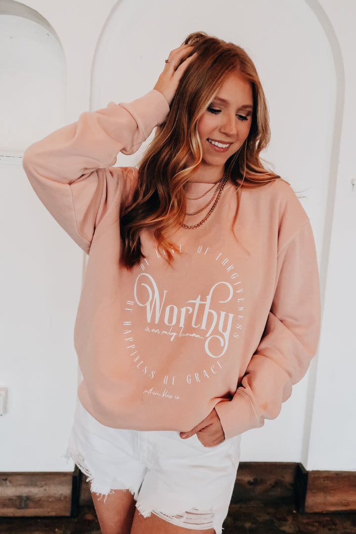 Worthy Peach Sweatshirt