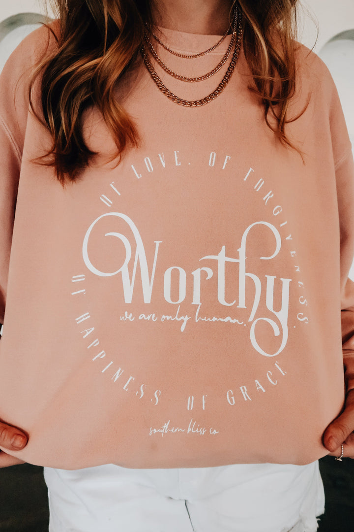 Worthy Peach Sweatshirt