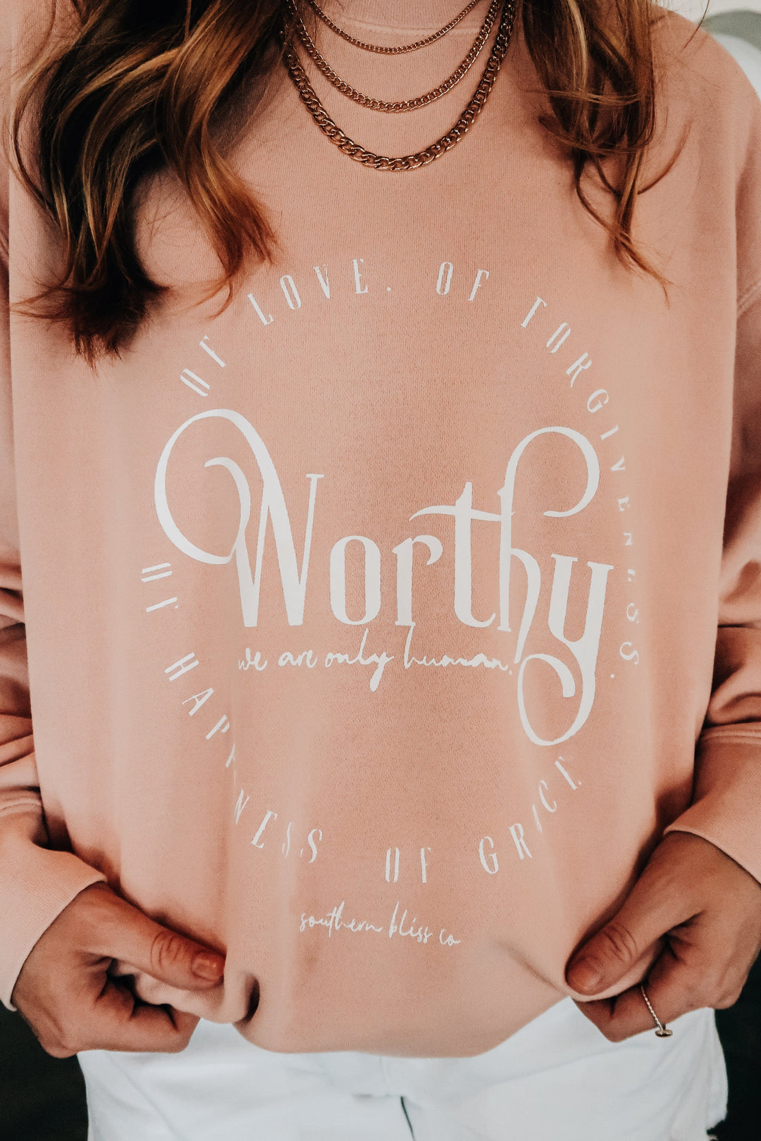 Worthy Peach Sweatshirt