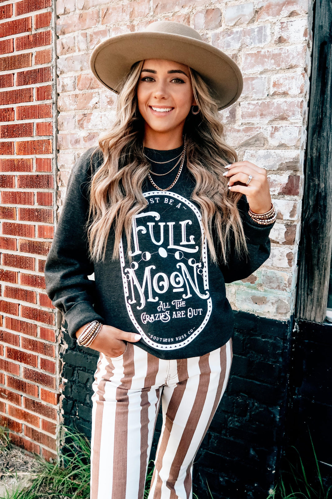 Full Moon Solid Sweatshirt