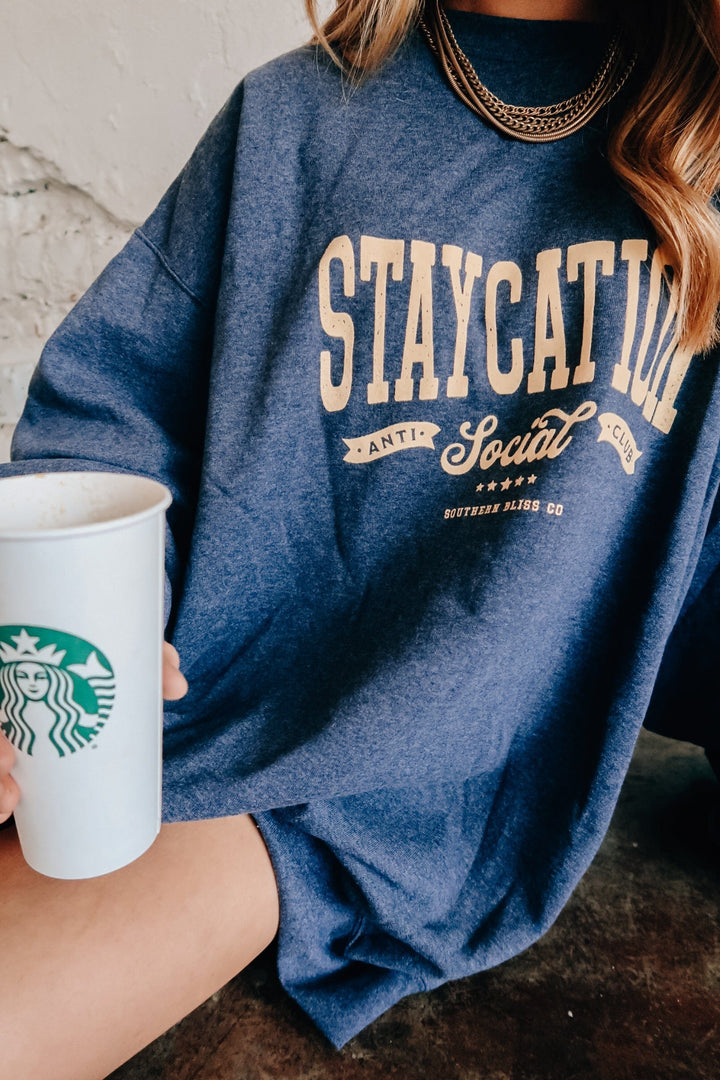 Staycation Solid Sweatshirt