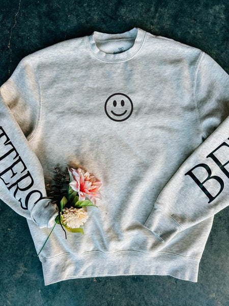 Being Kind Matters Happy Face Oatmeal Sweatshirt