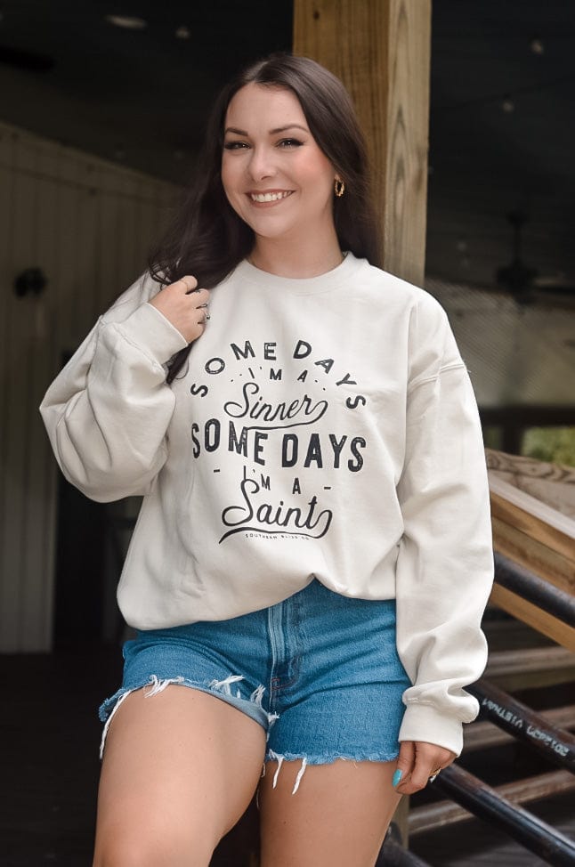 Sinner Saint Solid Sweatshirt