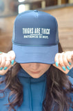 Thighs are Thick Navy Trucker Hat