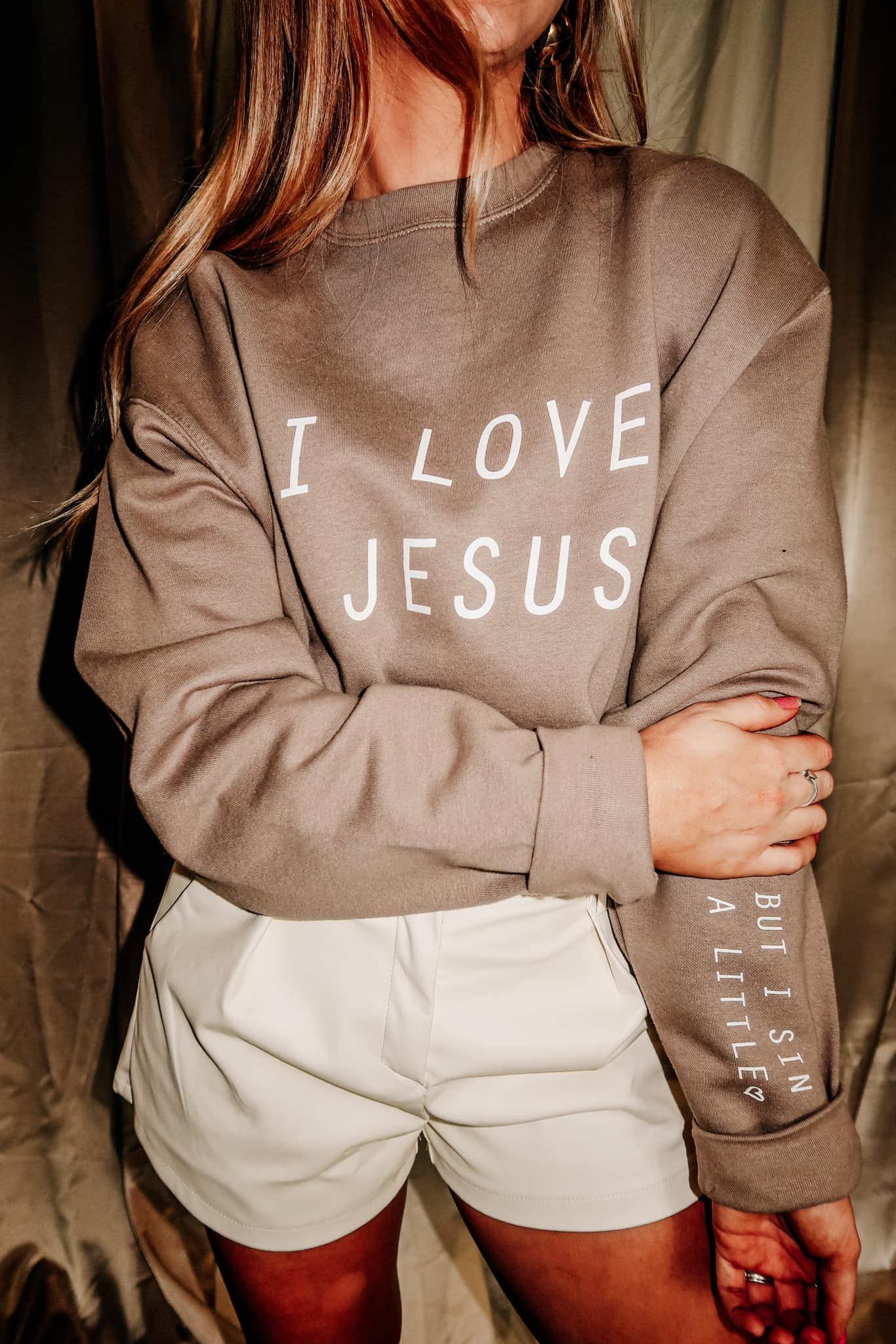 I Love Jesus Sweatshirt Southern Bliss Company