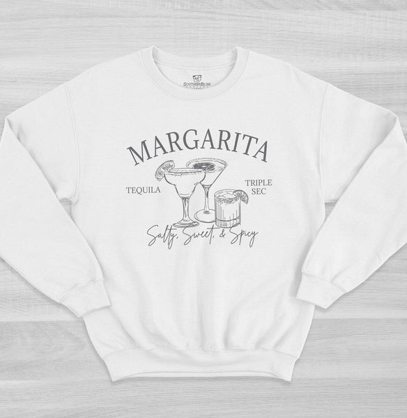 Margarita White Sweatshirt