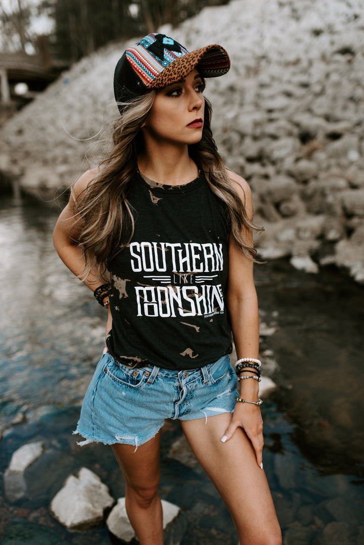 Southern Like Moonshine Black Bomba Tank