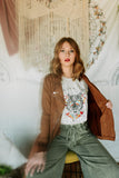 Live and Survive Solid Cream Star Tee