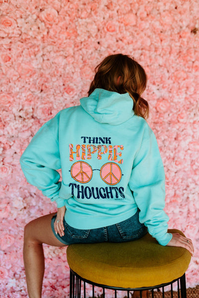 Hippie Thoughts Solid Hoodie
