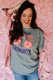 Hippie Thoughts Distressed Cut Tee