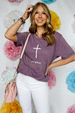 Forgiven Heather Violet Tee