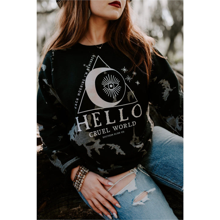 Hello Cruel World Bomba Sweatshirt