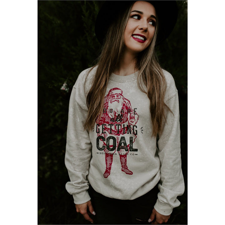 Getting Coal Sand Bleached Sweatshirt