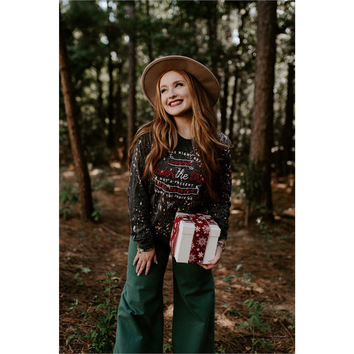 Under the Tree Gray Bleached Long Sleeve