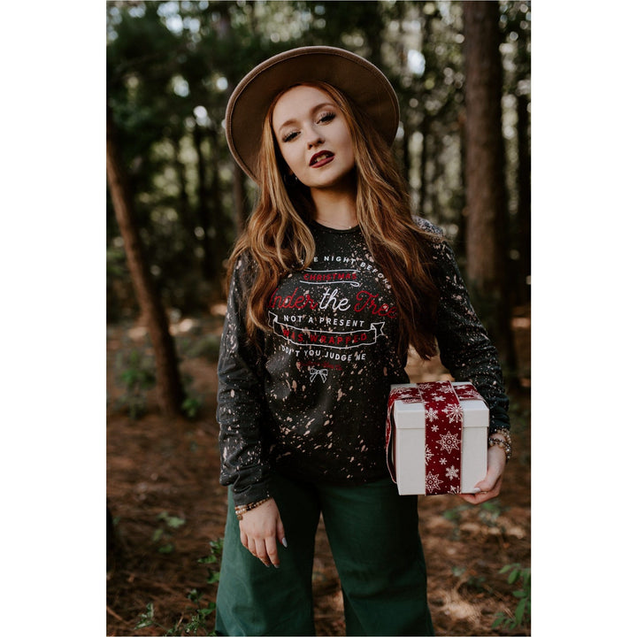 Under the Tree Gray Bleached Long Sleeve