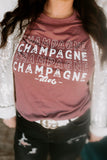 Champagne Diet Solid Tee