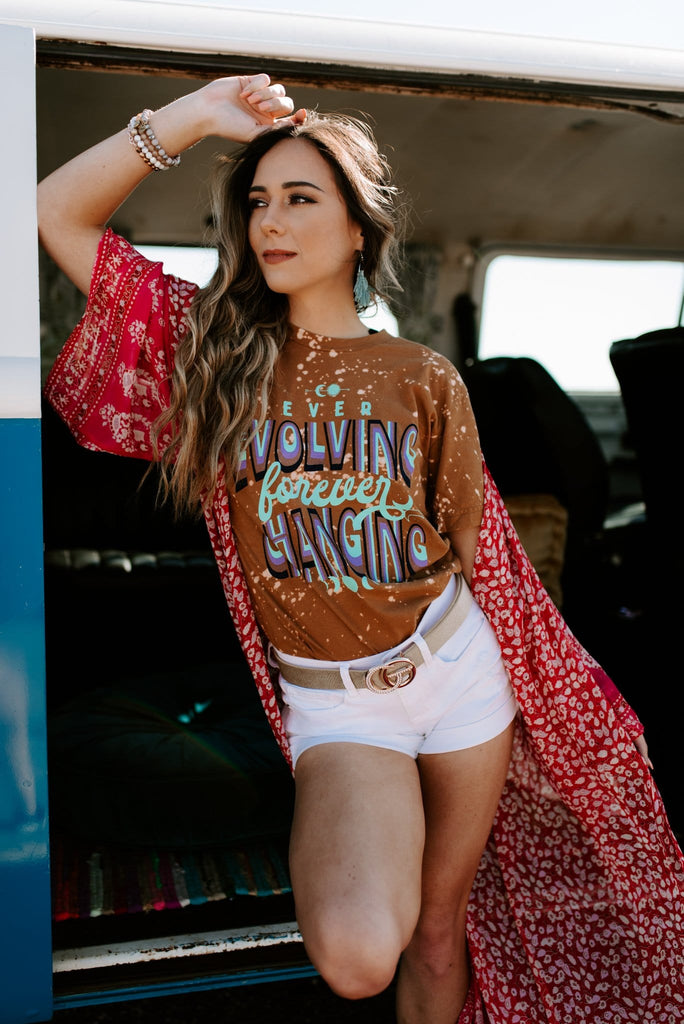Ever-Evolving Bleached Tee