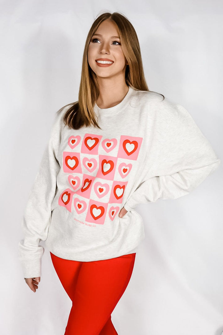 Lots of Love Oatmeal Sweatshirt