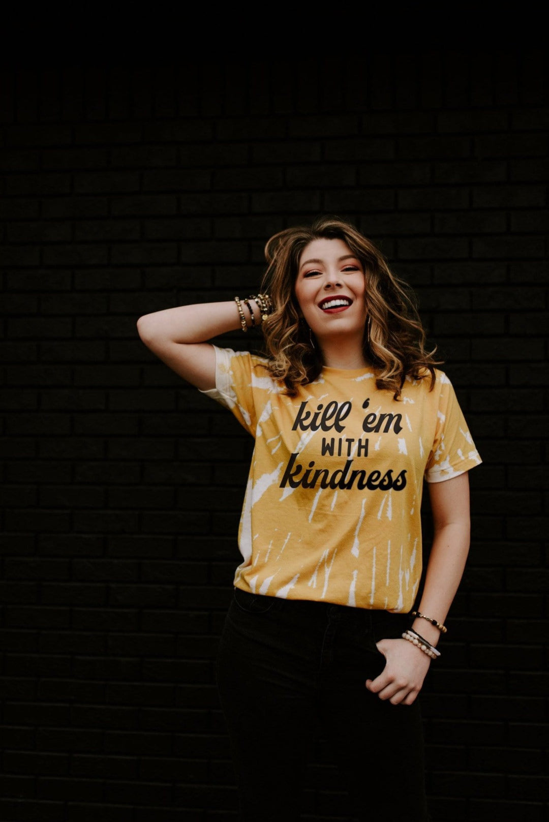 Kill 'Em With Kindness Tie Dye Tee