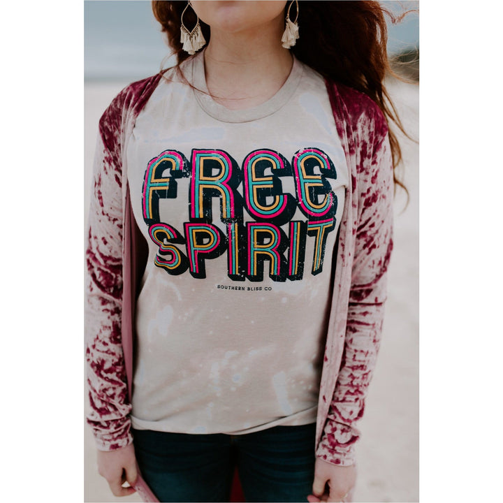 Free Spirit Sandstone Bleached Tee