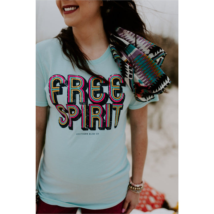 Free Spirit Mint Solid Tee