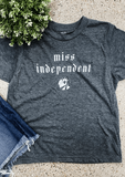 Miss Independent Youth Solid Tee