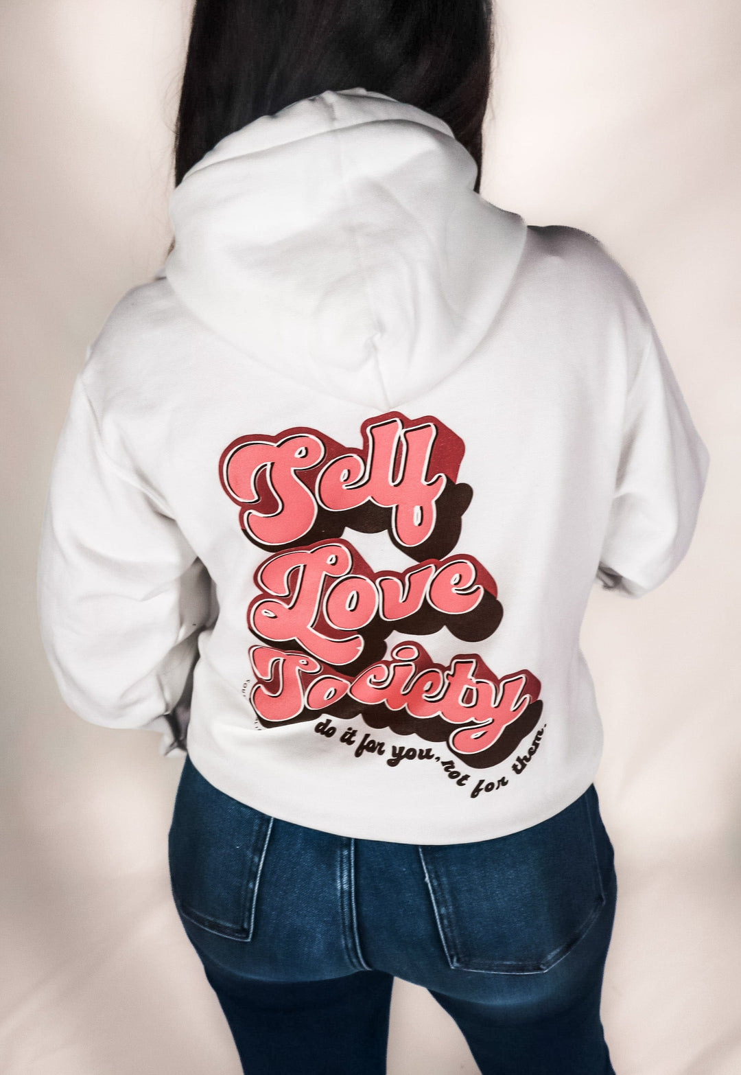 Self Love Society White Hoodie