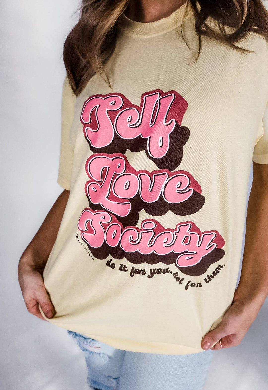 Self Love Society Yellow Tee