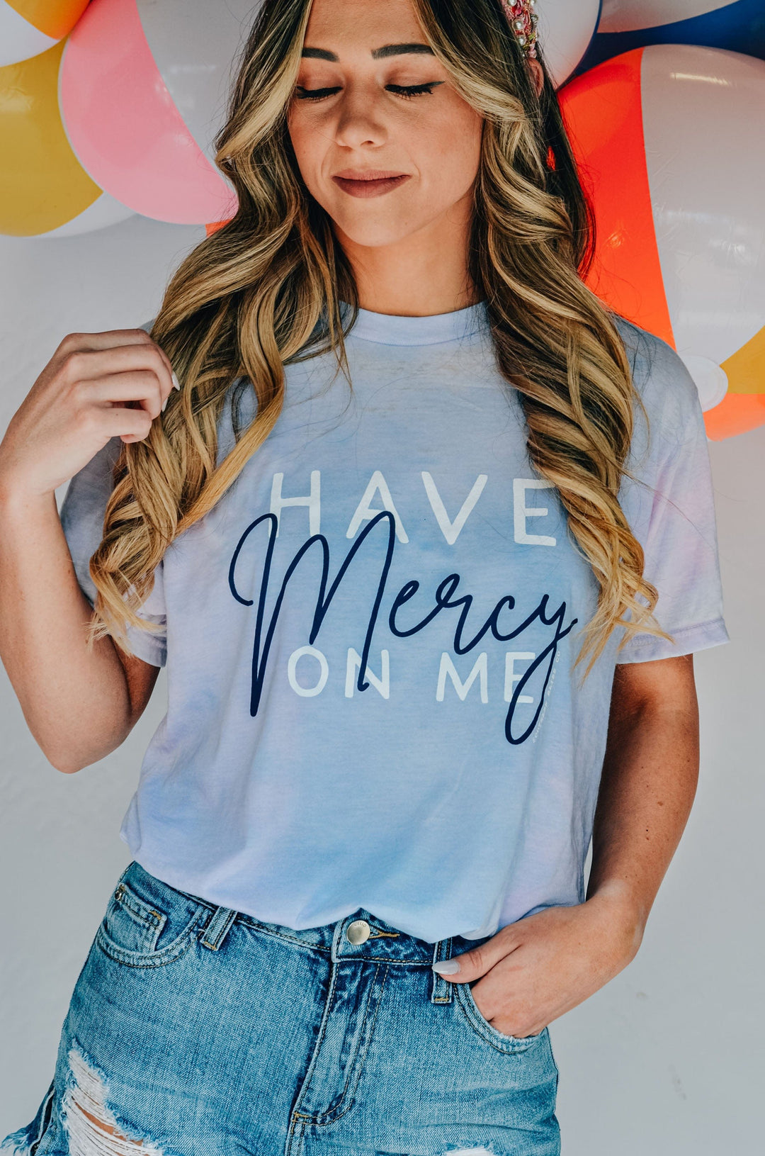 Have Mercy On Me Tie Dye Burnout