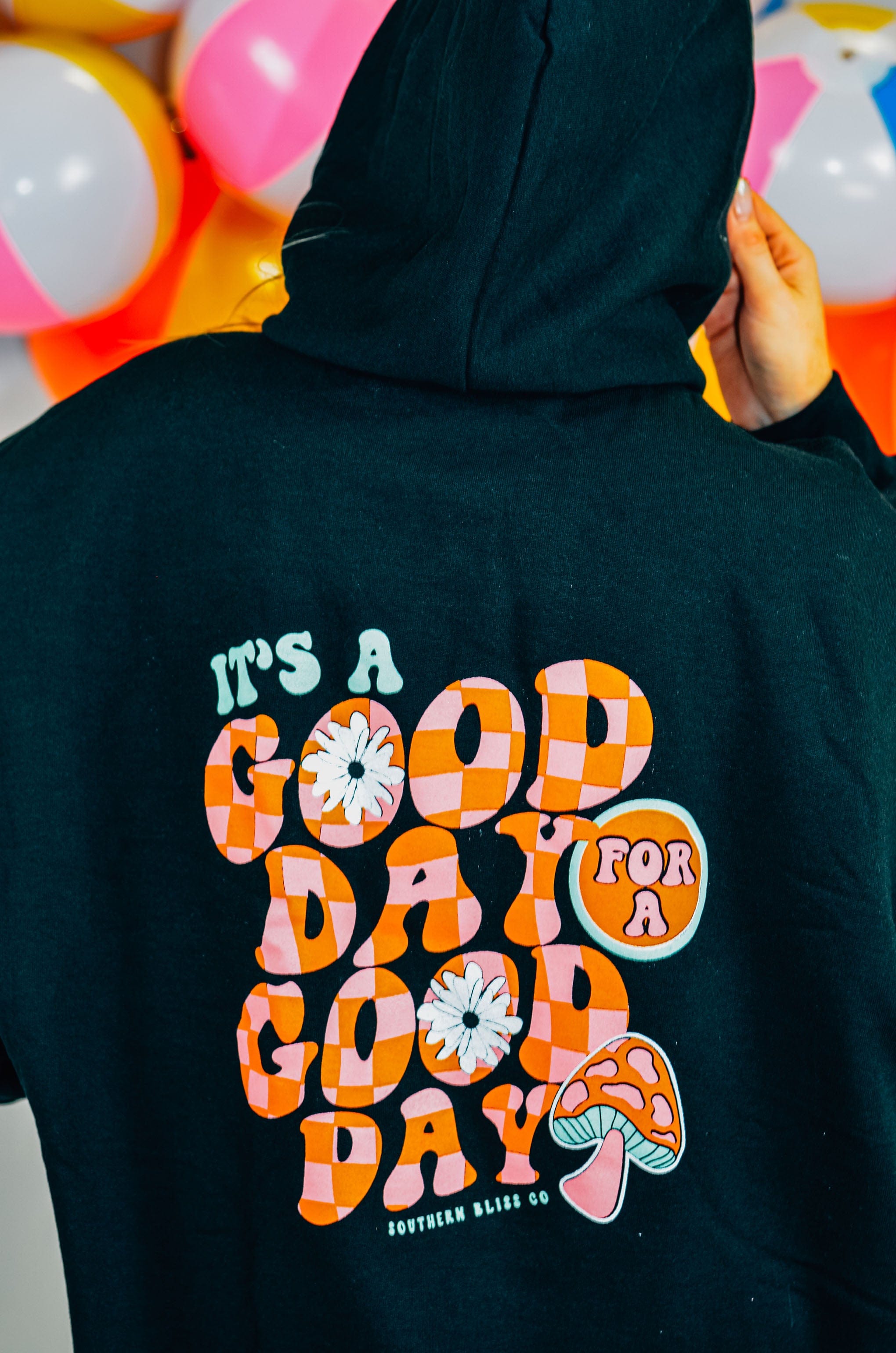 Good Day Black Hoodie Southern Bliss Company