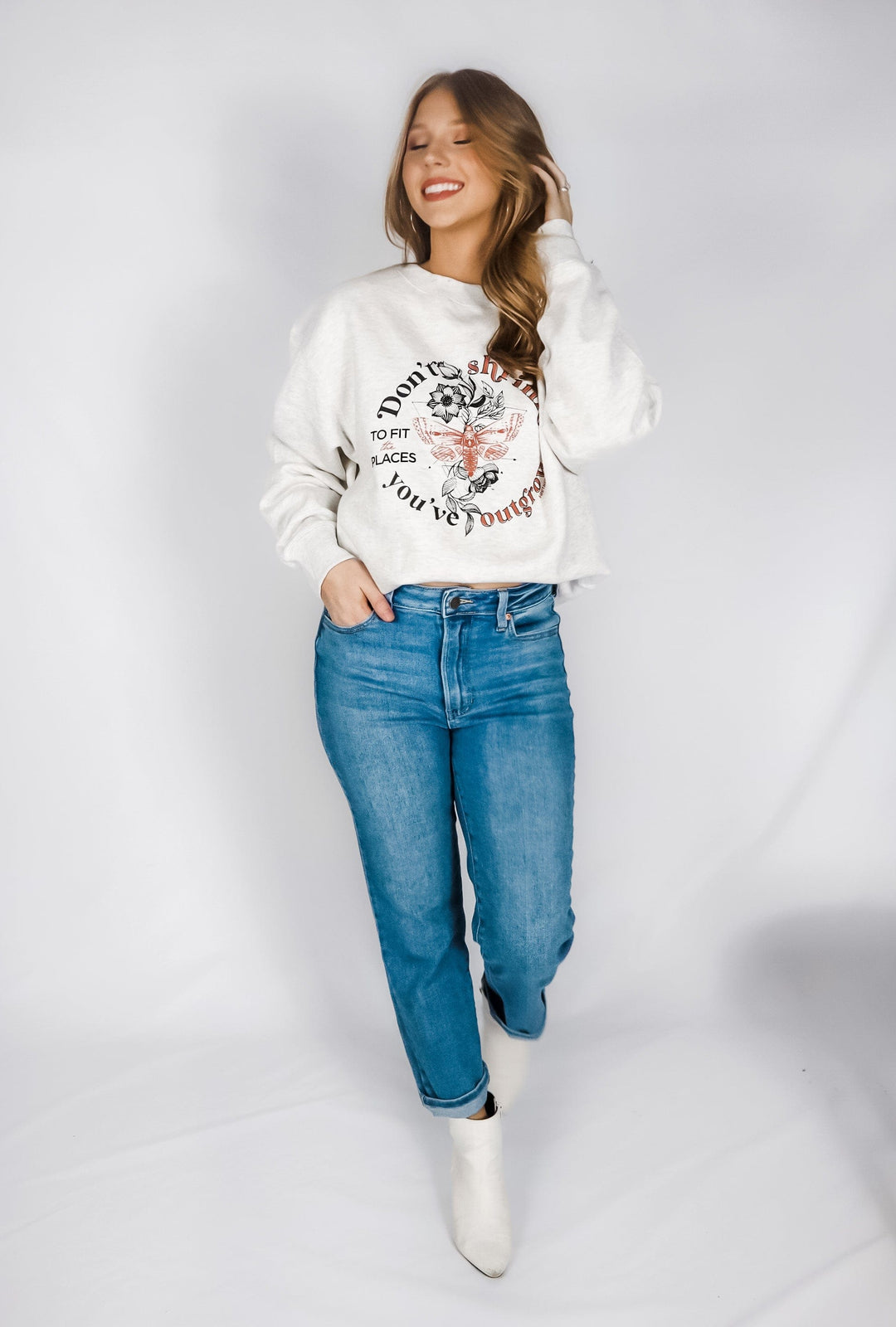 Dont Shrink Oatmeal Sweatshirt