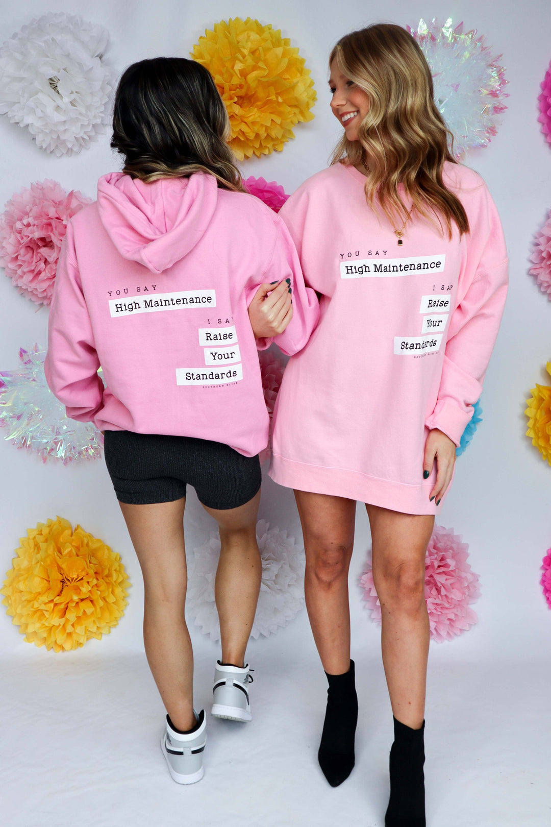 Raise Your Standards Pink Hoodie