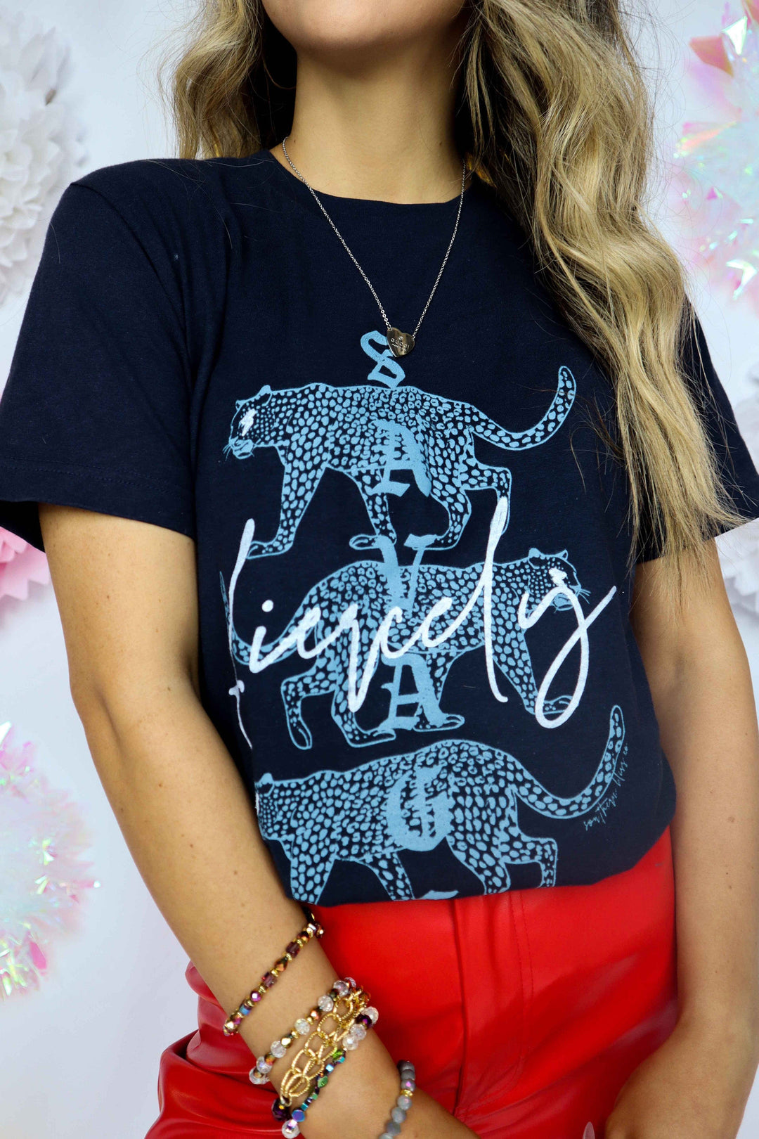 Fiercely Savage Navy Tee