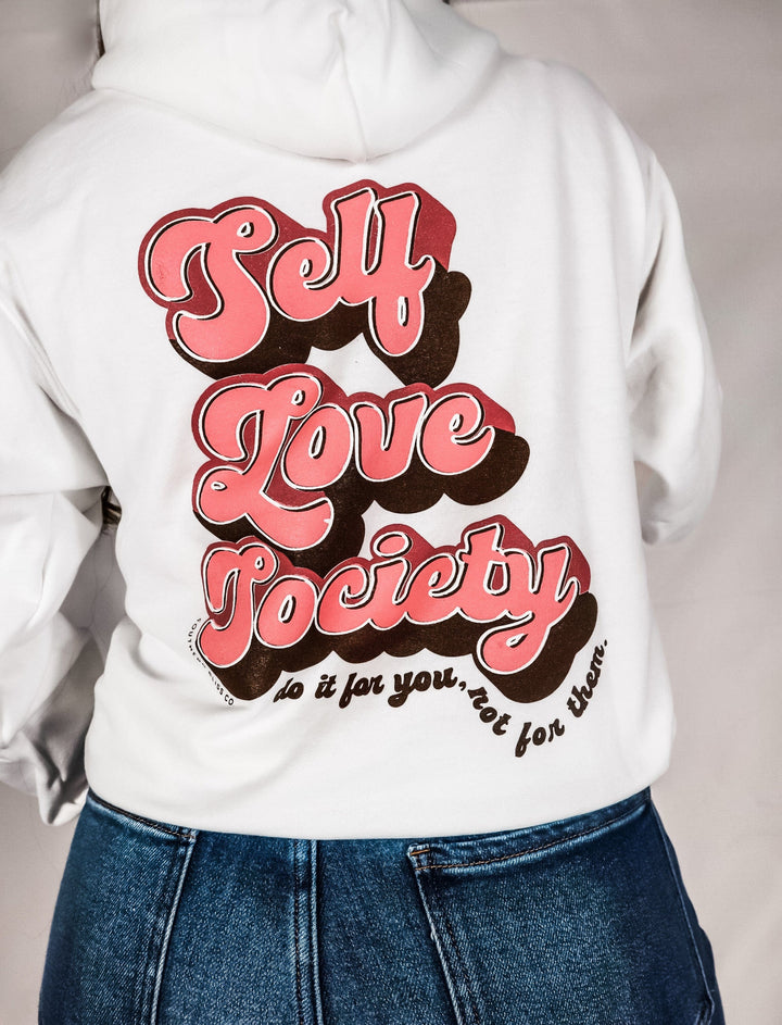 Self Love Society White Hoodie