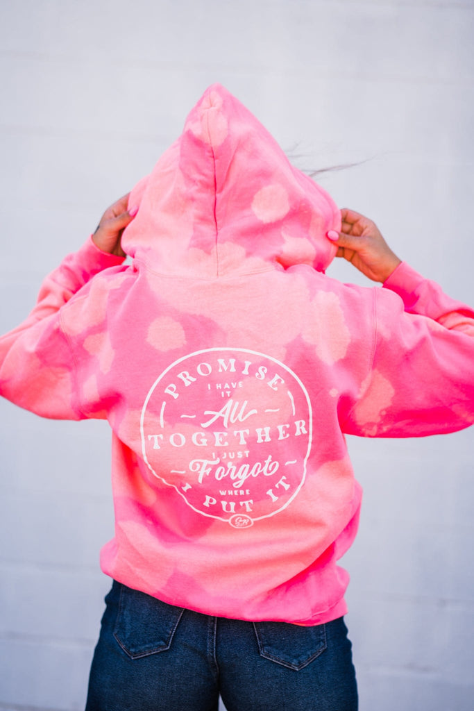 Have It All Together Pink Zip Hoodie