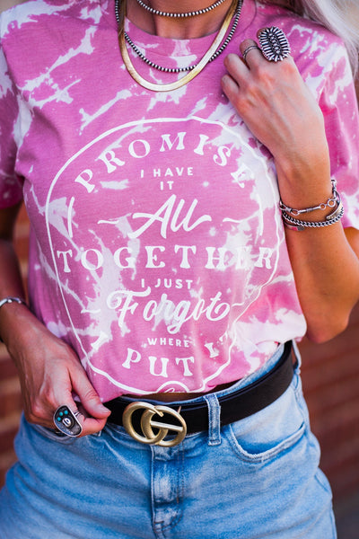 Have It All Together Bleached Tee