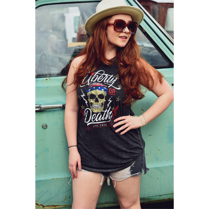 Liberty or Death Acid Wash Tank