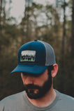 VENTURE  - Rectangle Forrest Navy/Gray Hat