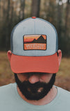 VENTURE - Sunset Mountain Orange/Grey/Grey Hat