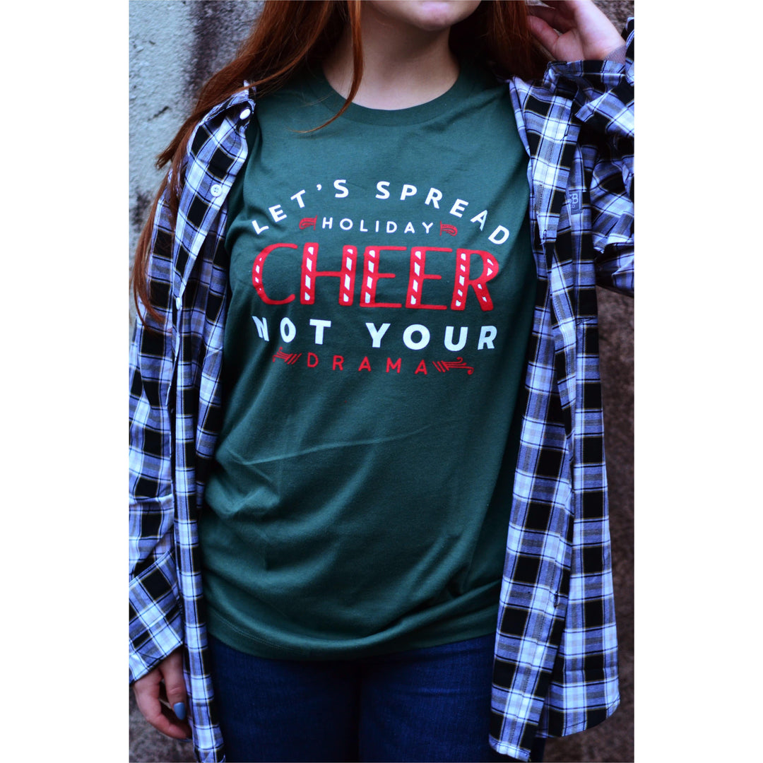 Spread your cheer green tee