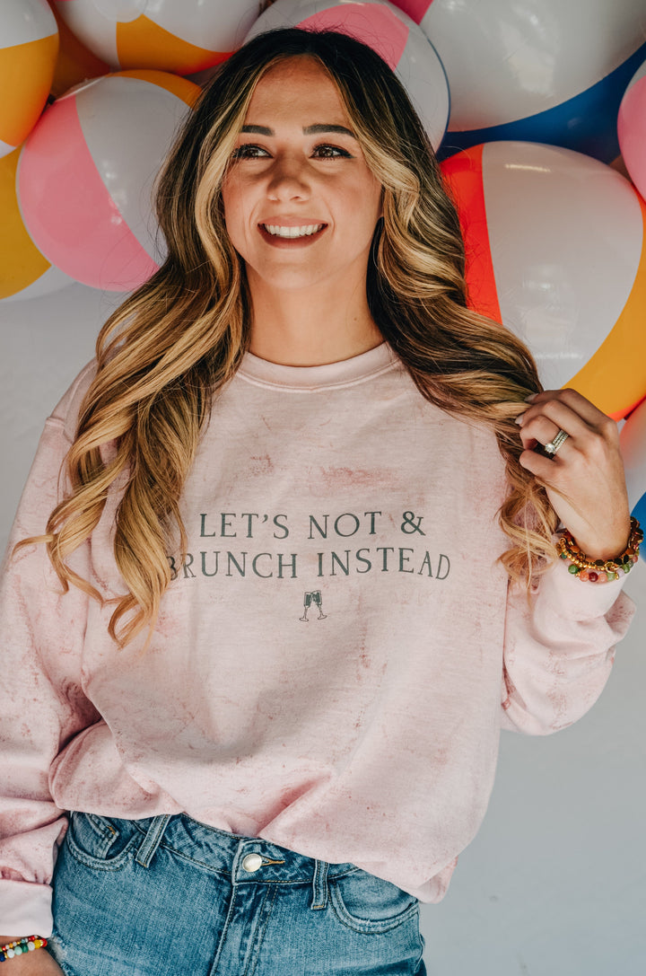 Brunch Instead Marble Sweatshirt