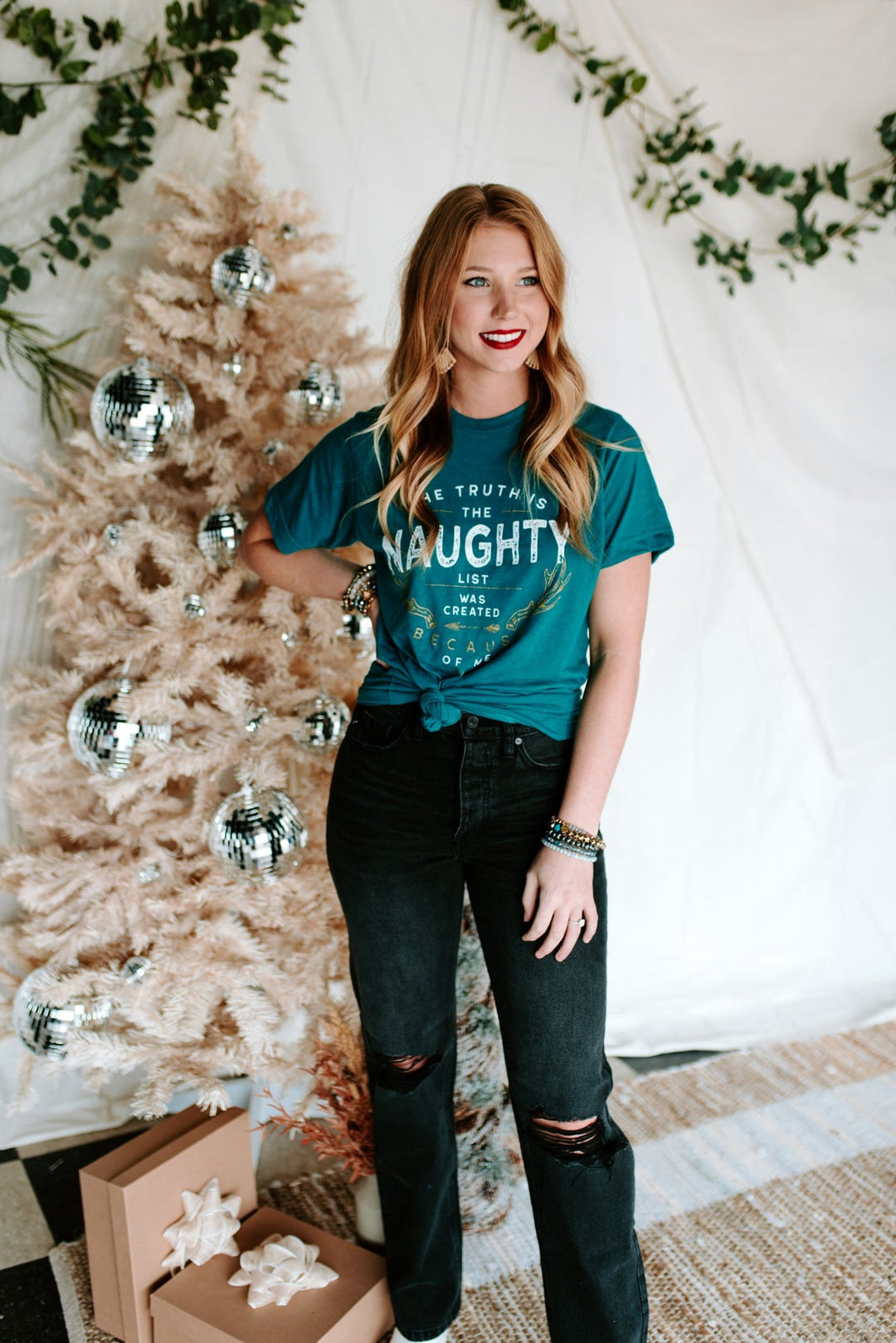 Truth is Naughty List Jade Tee