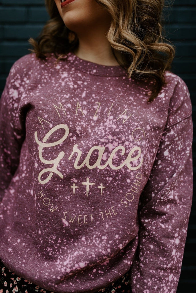 Amazing Grace Bleached Sweatshirt