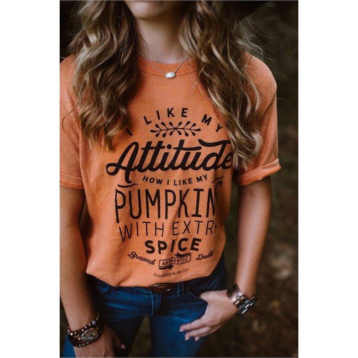 Pumpkin Attitude Orange Tee