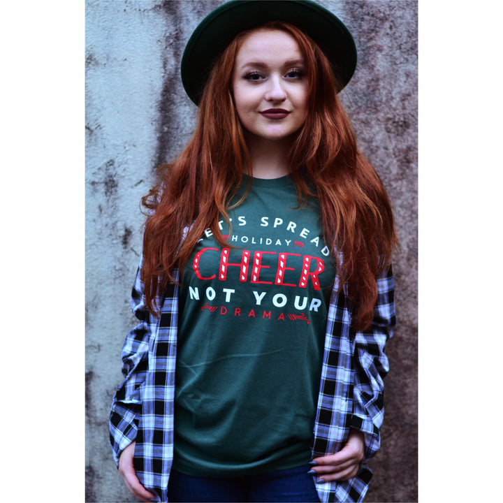 Spread your cheer green tee