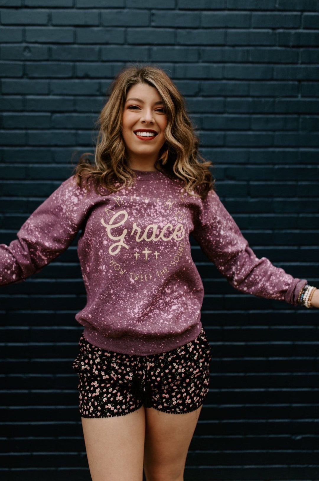 Amazing Grace Bleached Sweatshirt