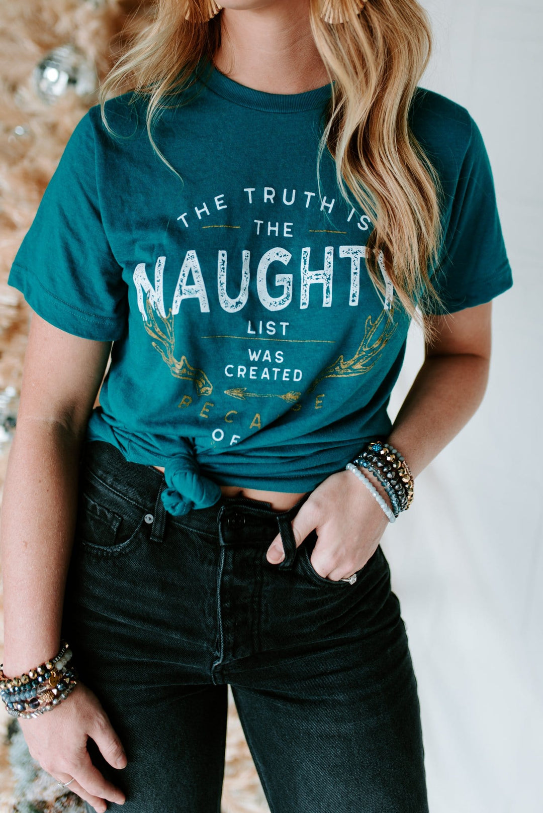 Truth is Naughty List Jade Tee