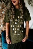 Merry Everything Solid Tee (Trees)